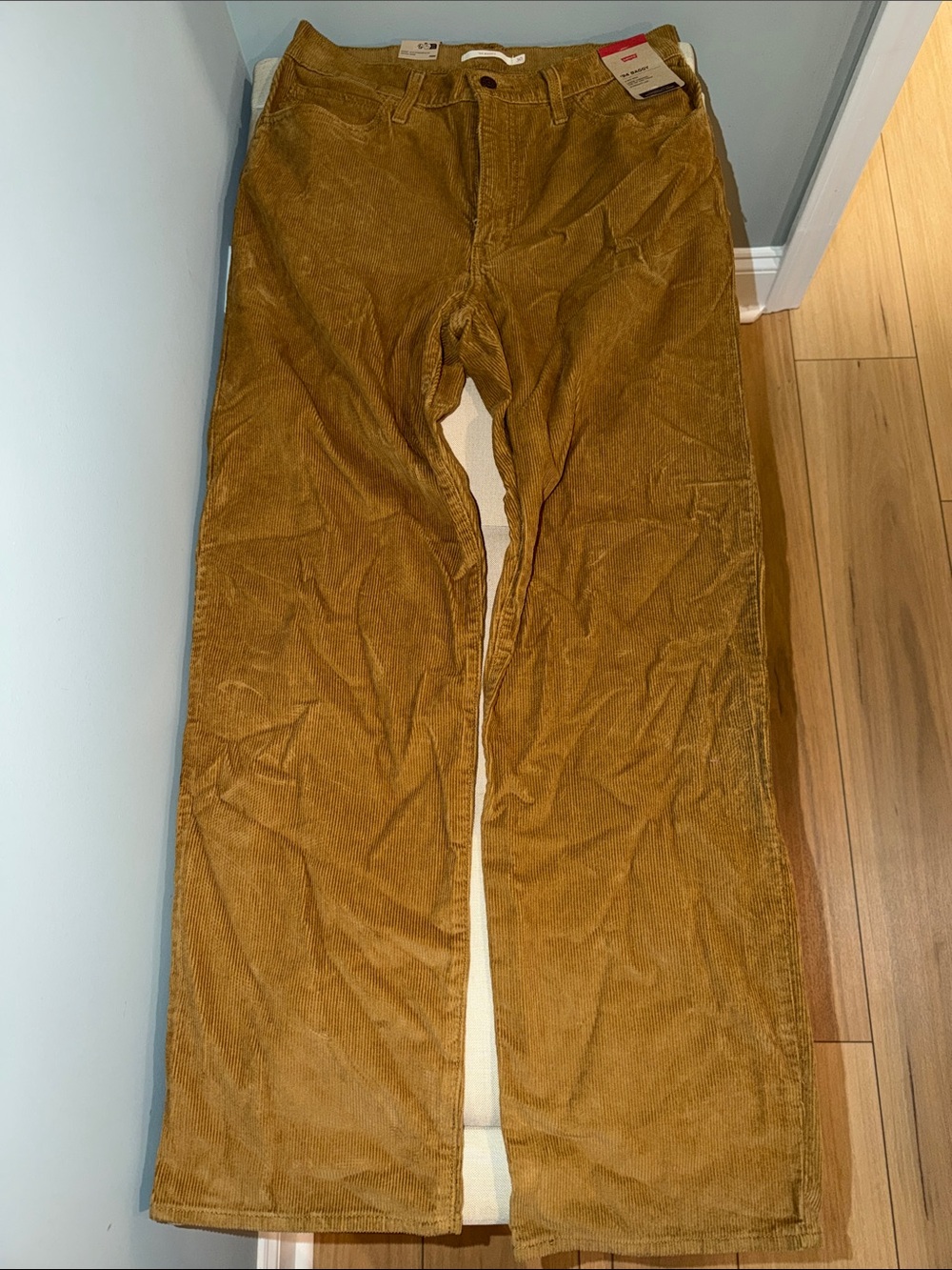 Women’s Corduroy Pants in Mustard - Levi’s 30x31